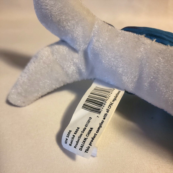 Kellytoy 2019 Dolphin Metallic Rainbow Shiny Plush - Picture 5 of 7